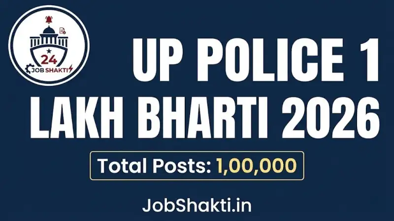यूपी पुलिस 1 लाख नई भर्ती 2026: सीएम योगी का बड़ा ऐलान