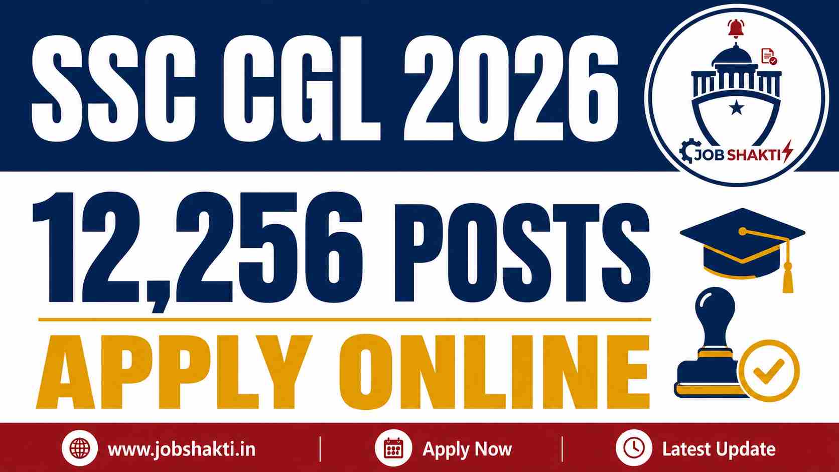 SSC CGL Recruitment 2026 Apply Online for 12256 Posts Notification Details