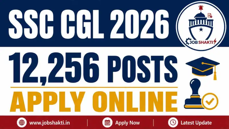 SSC CGL Recruitment 2026 Apply Online for 12256 Posts Notification Details