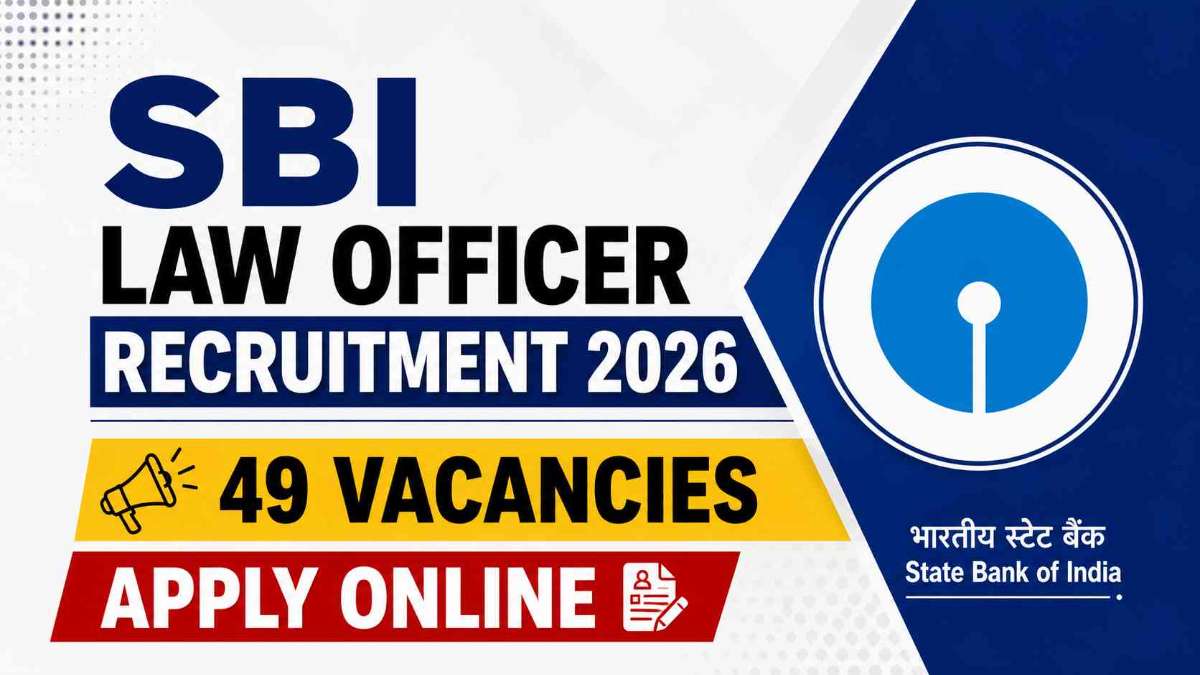 SBI Law Officer Recruitment 2026: Apply Online for 49 SCO Vacancies, Exam Pattern, and Eligibility