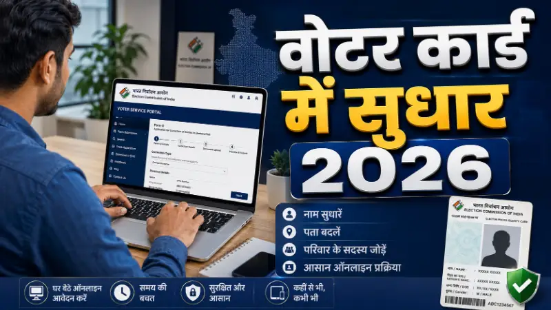 Step-by-step process for Voter ID Card Correction Online 2026 and Status Check Guide